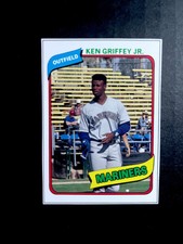 1990 Baseball Card Boom Repli-Cards Hand Cut Ken Griffey Jr. HOF