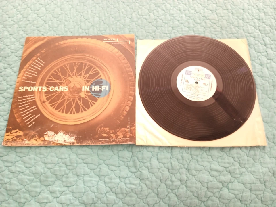 1957 Sports Cars in Hi-Fi Vinyl Lp RIVERSIDE REORDS RLP 5002 NICE! - Image 1 of 4