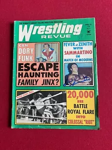 1974, Bruno Sammartino, "Autographed" (JSA),"Wrestling Revue" Magazine (Vintage) - Picture 1 of 2