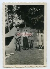 WWII ORIGINAL GERMAN PHOTO GIRLS BDM BOYS FROM YOUTH ORGANISATION LEADERS