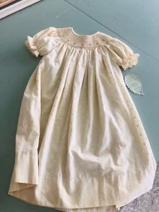 NWT Princess Lib S.C. Smocked Dress Girl's Size 4T yellow/pink - Picture 1 of 15