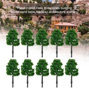 10 sztuk Pociąg Modele drzew Krajobraz Diorama Układ Sztuczne drzewo 5 cm