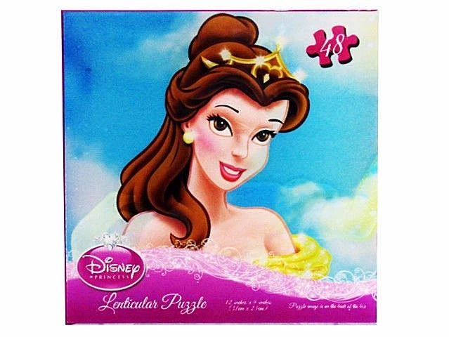 NEW ~ DISNEY PRINCESS ~ 48 PIECE LENTICULAR PUZZLE - Image 1 of 1