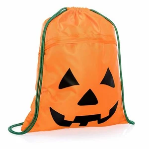 BN Thirty One GYM school Backpack 31 bag drawstring cinch sac Playful Pumpkin - Picture 1 of 1