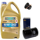 Produktbild - Motoröl Set 5W-30 5 Liter + Ölfilter SM 107 + Schraube für VW Passat 1.6 1.8