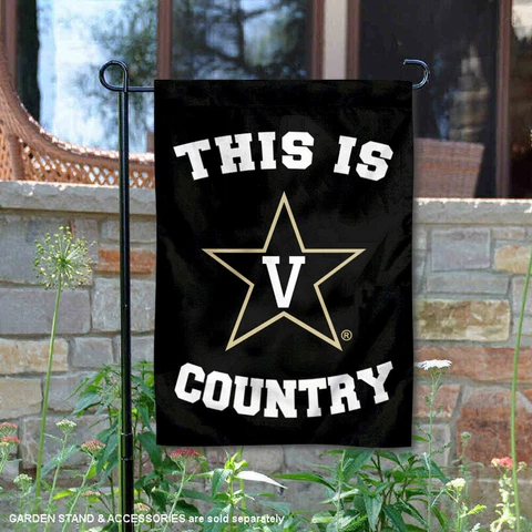 Vanderbilt Commodores This is Commodores Country Garden Flag and Yard Banner Cover