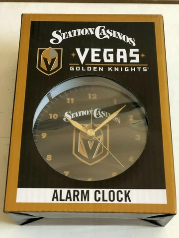 Las Vegas Golden Knights Alarm Clock, ..New in Box Cover