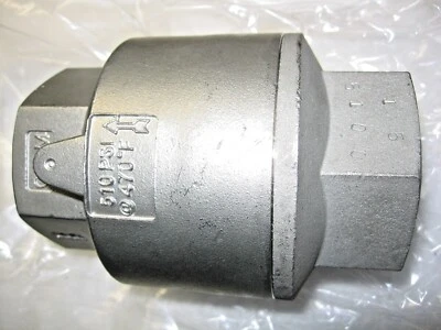 DFT 1-1/2" 316 / CF8M Stainless Steel Socket Weld Spring Check Valve 750 CWP USA - Image 1 of 4