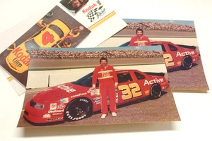 3x NASCAR Vintage Lot – Kodak Racing #4 & Active Racing #32 Photo Prints – Retro - Picture 1 of 4