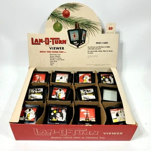 Vintage Lan-O-Turn Viewer Point Of Sale Display 35mm Slide Christmas Lights MCM - Picture 1 of 12