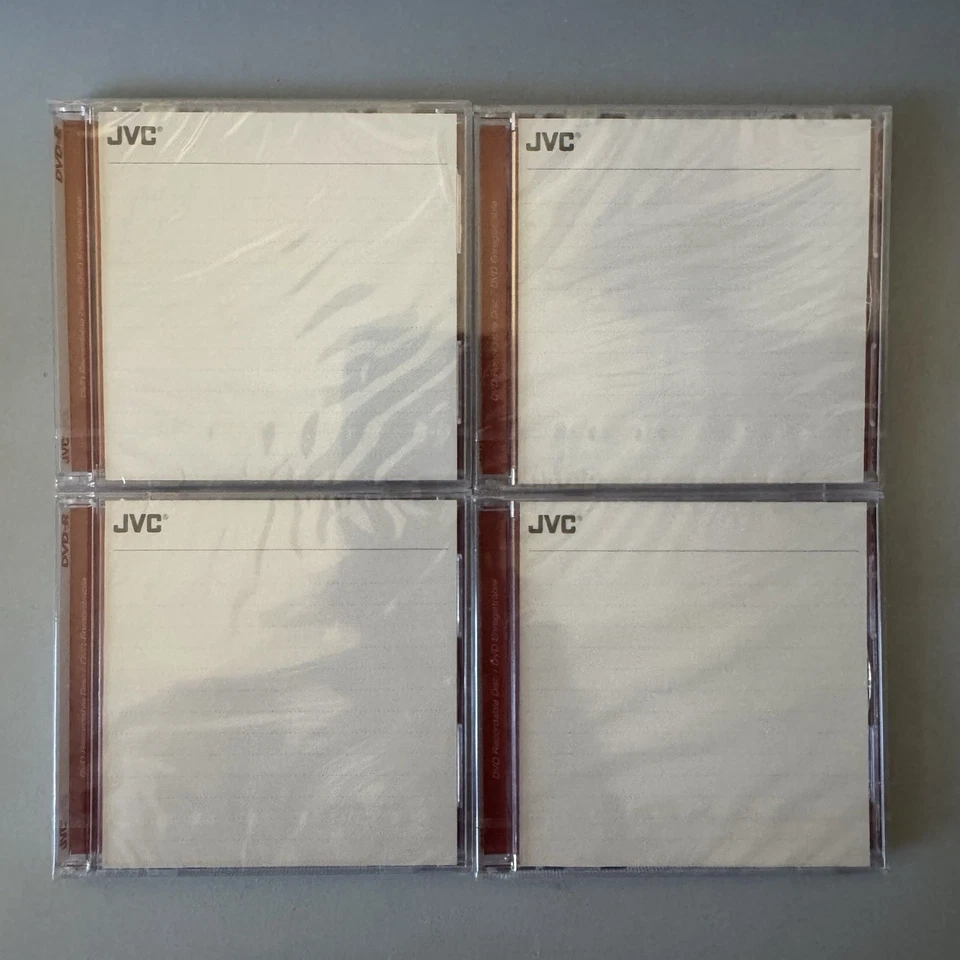 4x JVC Mini DVD-RW 30 Minute 1.4GB/GO 8cm Recordable for Camcorder Disk Disc NEW - Image 1 of 3