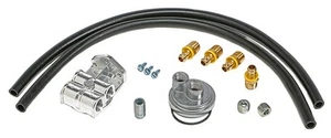 Trans Dapt 1558 Single Oil Filter Relocation Kit 20mm x 1.5 Thread Horizontal Po - Picture 1 of 4
