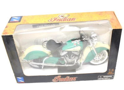 1948 INDIAN DIE CAST motorcycle HUGE 1:6 scale IN BOX SEE PICS BY NEW RAY 2002 - Image 1 of 4