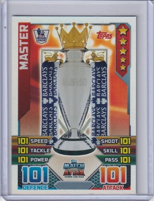 2015/2016 TOPPS MATCH ATTAX CARD MASTER TROPHY - Image 1 of 2