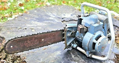 Homelite Zip Chainsaw VTG  Runs See video Read Description antique Two stroke - Image 1 of 4