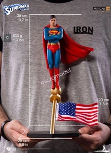 Iron Studios Superman 1978 Movie Version 1/10 Scale Superman GK Model Statue - Picture 1 of 6