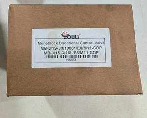 Válvula de control direccional hidráulica monobloque YOULI MB-3/1S-3/18L/E-8/M11-COP - Imagen 1 de 8