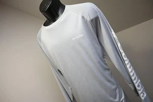Columbia PFG UV Water Shirt Omni-Shade Fishing Gray Long Sleeve Mens Size 2XL - Picture 1 of 10