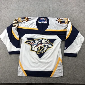 Vintage Nashville Predators Jersey Mens Small NHL Hockey Scott Walker 90s - Picture 1 of 16