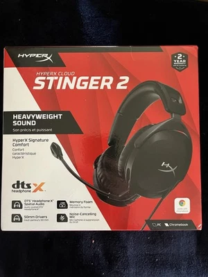 HyperX - Cloud Stinger 2 Core Wired Gaming Headset for PC - Black - Image 1 of 4