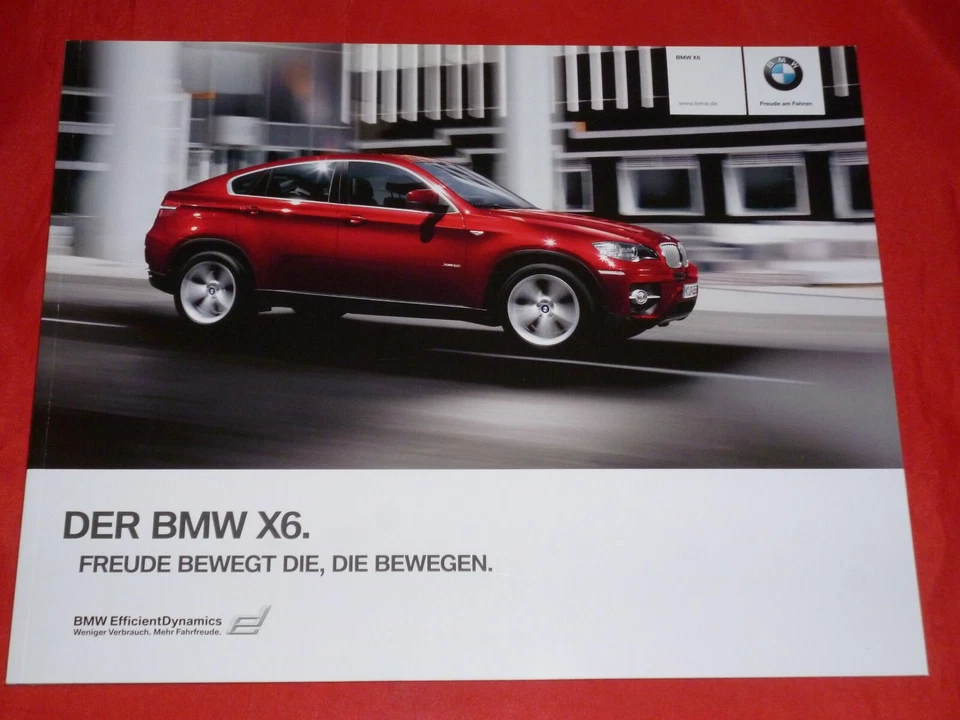 BMW X6 E71 xDrive35i xDrive50i xDrive30d xDrive40d Active Hybrid Prospekt 2010 Foto 1 de 1