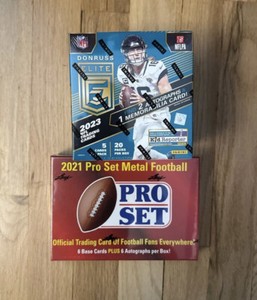 2023 Panini Donruss Elite Football Hobby Box Factory Sealed + Leaf Pro Set Hobby