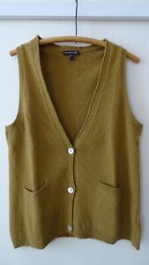 eileen fisher lambs wool cashmere sweater vest S