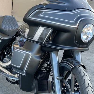 Lower Fairings / Leg Warmers Harley FXR FXRT FXRP FXDL FXRD Touring Dyna Softail - Picture 1 of 12