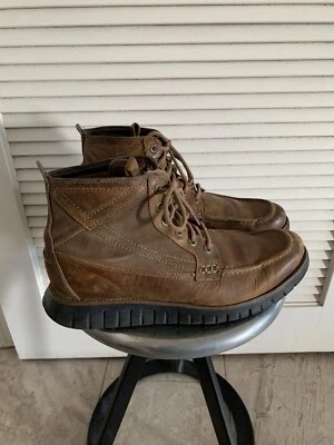 Botas chukka al tobillo Mark Nason para hombre talla 13 cuero marrón/gamuza con cordones #68213 Foto 1 de 4