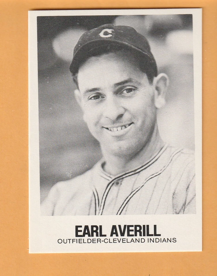 Earl Averill Cleveland Indians 1977-84 Galasso Greats #79 Snohomish Washington9C - Image 1 of 2