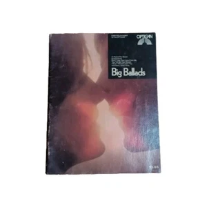 Libro de canciones de música Big Ballads usado (1971) Optigan Music Book, buen estado. Difícil de encontrar - Imagen 1 de 4
