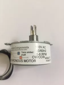 P-17 ( TELCO MOTIONETTE MOTOR- PARTS REPLACEMENT ( 110 VOLT AC ) SHAFT. - Picture 1 of 3