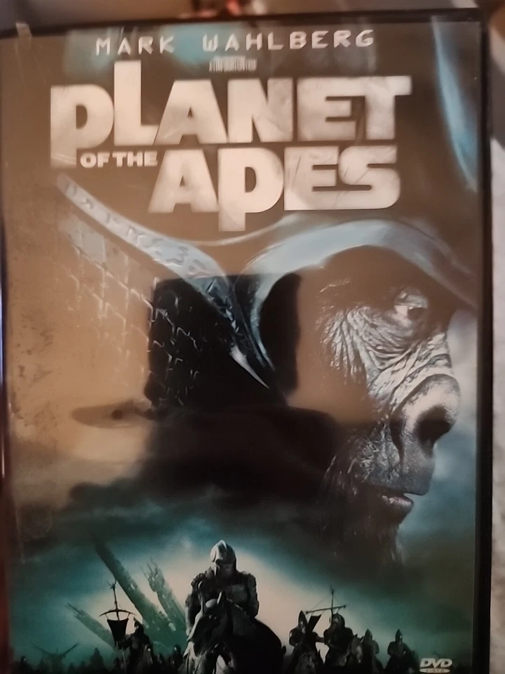 Planet of the Apes DVD Movie Video Mark Wahlberg A Tim Burton Film  - Image 1 of 1