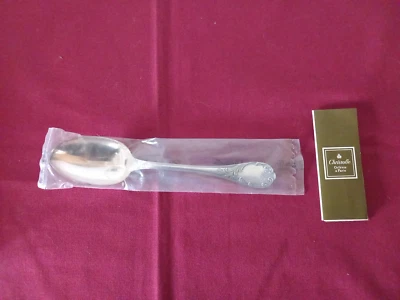 1 Cucchiaio Zuppa Metallo Argentato christofle Modello Marly IN Blister Chiuso - Immagine 1 di 4