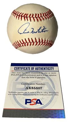 Paul Molitor OAL Signed Baseball,Milwaukee Brewers ,PSA/DNA, Auto,(B59) - Image 1 of 4