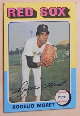 1975 Topps Boston Red Sox Baseball Cards - Set of 9 - Excellent Condition - Image 1 of 4