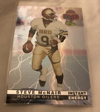 1995 Classic Draft Instant Energy Steve McNair Houston Oilers #IE2