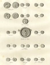 Medals Bust Postumus Son Large Folio engraving Visconti 19th