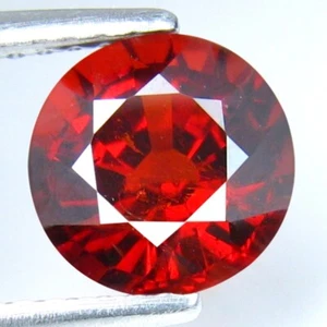 2.32 CT IMPRESSIVE ROUND SHAPE NATURAL SPESSARTITE RED GARNET_NAMIBIA - Picture 1 of 3