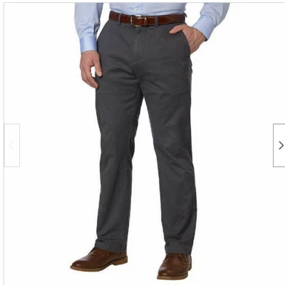 Kirkland Men's Chino Pant Standard Fit Straight Leg (Forged Iron 42WX32L)NWT - Image 1 of 3
