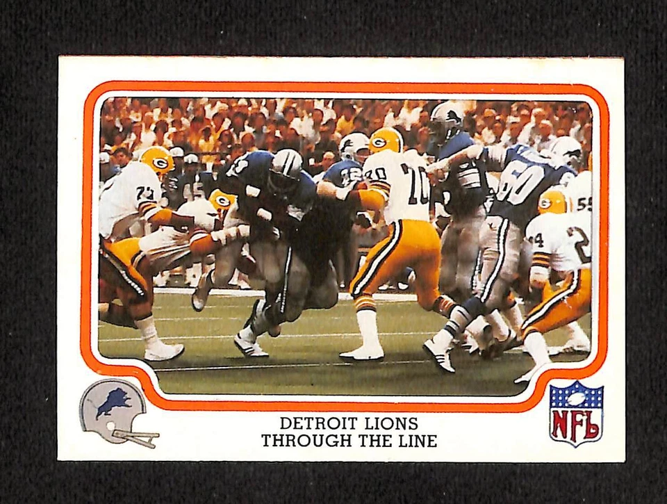 1979 Fleer Detroit Lions Through The Line Card #17  - Image 1 of 1