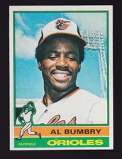 1976 TOPPS BASEBALL SET 307 AL BUMBRY BALTIMORE ORIOLES NM-MT