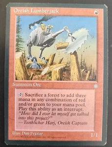 Magic The Gathering WotC - Leñador Orco Edad de Hielo Regular Común, Prejugado, Vendedor Canadiense - Imagen 1 de 2