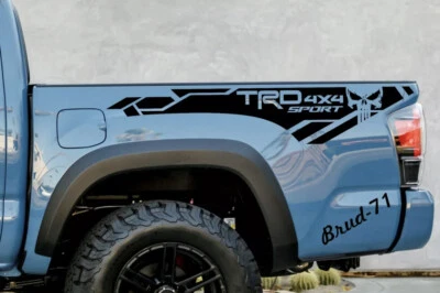 Toyota Tacoma TRD 4x4 Sport  ( 2021-2016 ) Side Vinyl Decals Stickers Graphics  - Image 1 of 4