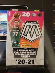 2020-21 Panini Mosaic NBA Basketball Hanger Box 20 Cards New Factory Sealed - Picture 1 of 2
