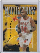 TIM HARDAWAY Heat 1998/99 Topps Chrome Season's Best Navigators Refractor Insert