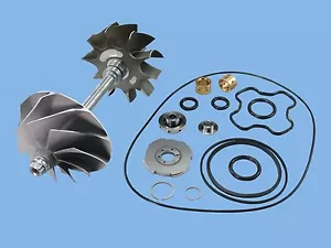 For 99-03 Ford 7.3 Powerstroke FORD F250 F350 Turbo Wheel & Shaft & Upgraded Kit - Bild 1 von 4