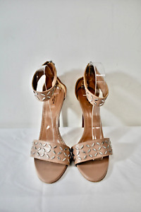 ALAIA Paris Brown Leather Women's Open Toe Shoes Size 40/9 On Sale sn