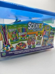 Scentos Mega Aufbewahrungswanne Set 200-teilig Kinder Kunst Set Xams Geschenke Junge Mädchen Alter 3+ - Bild 1 von 9