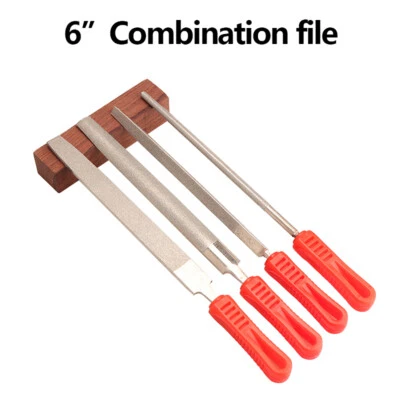 6'' Diamond Coated Files Filing Jewelers Ceramic Glass Wood Carving Craft Tool - Image 1 of 4